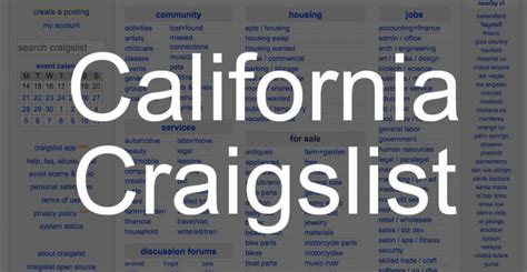 craigslist california